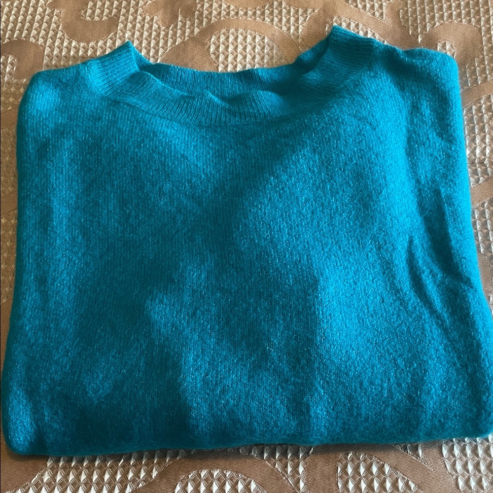 H&M Teal Knit Sweater